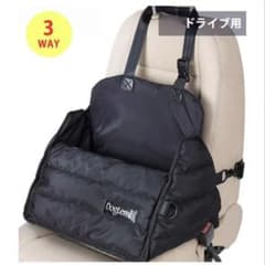 DogLemi 3WAY ドライブ用キャリーバッグ ブラックのサムネイル