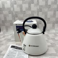 ル・クルーゼ ケトル・コーン ホワイト 未使用 - メルカリ