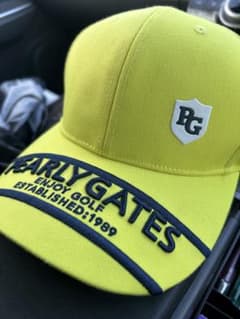 PEARLY GATES イエローキャップ 調整可能のサムネイル
