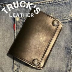 お札が折れない！ミドルトラッカーウォレット アポロコンチョ シルバー