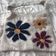 MN.L 花柄ニットトートバッグのサムネイル