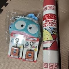 ハンギョドン当りくじ　ラストワン賞 ロングマット　ポーチ　キーホルダ 4点セットのサムネイル