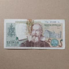 イタリア紙幣 2000リラ ガリレオ・ガリレイ フリーメイソン m83693135656_1.jpg?1675216643