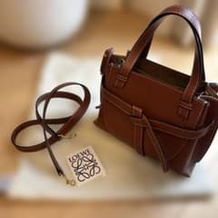 LOEWE/ゲートトップハンドルバッグミニ/ラスティーカラー - メルカリ