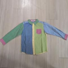 familiar キッズ 長袖シャツ 110cm クレイジーパターンのサムネイル