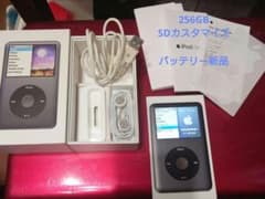 iPod classic MC297J 512GB SD化（バッテリ新品）① 新品同様iPod Classic 7世代 バッテリー新品 MC297 - メルカリ