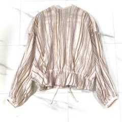 美品 マカフィー リネン100% 2way ブラウス バンドカラー 36 - メルカリ