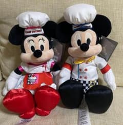 海外ディズニー WDW限定 シェフミッキー ぬいぐるみ ミッキーミニーペア m83700795258_1.jpg?1759314480