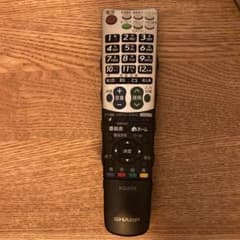 SHARP AQUOS テレビ用リモコンのサムネイル