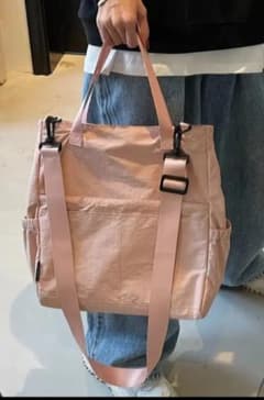 3WAY ショルダーバッグ ピンク トートバッグ リュックのサムネイル