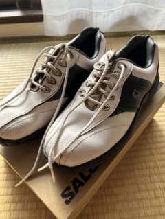 FootJoy FJ ICON ゴルフシューズ ホワイト/ブラック - メルカリ