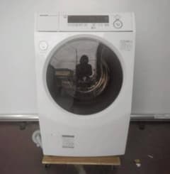 完動品】SHARP シャープ ドラム式洗濯機 ES-H10G-WR - メルカリ