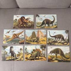 Ｊ.ARTHUR DIXON 恐竜 ポストカード 8枚セットのサムネイル