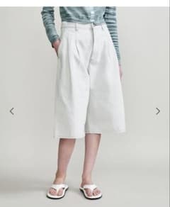 H＞13oz デニムタックハーフパンツ36 - メルカリ