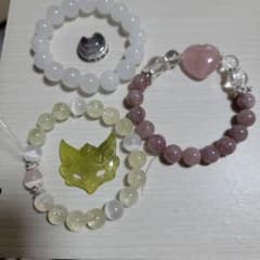 レモンシトリンとセレナイト ディープローズクォーツと水晶 ホワイトカルセドニーのサムネイル
