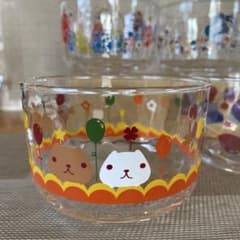 카피파라 씨 이치 반 쿠지 유리 그릇 4 개 세트