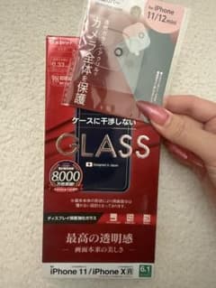 iPhone 11/XR用 強化ガラスフィルム＋カメラ保護フィルムのサムネイル