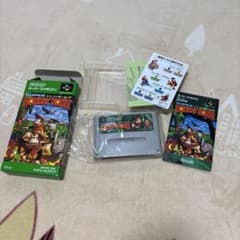 SFC スーパードンキーコング 箱説付 スーファミ 動作未確認のサムネイル