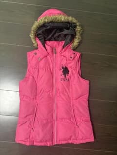 US POLO ASSN. ベストダウンファー付き　　ピンクのサムネイル