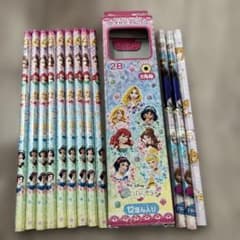 Disney Princess 엔 피츠 2B 9 개 + 3 개 아나운서 눈 리락쿠마 연필