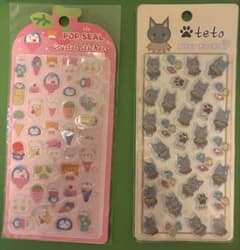POP SEAL Crystal stickers teto シールのサムネイル