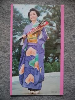 小柳ルミ子 カラーポート 25・8x15・1cm 平凡からの切り抜き