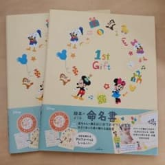 Disney 그림책과 같은 명명서 2권 세트