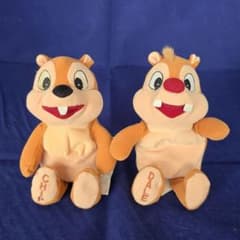 [미품·레어·레트로] 칩&데일 빈백 봉제인형 레트로 레어