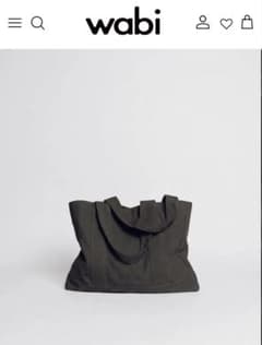 Wabi Wellness Tote Bag / Dark grayのサムネイル