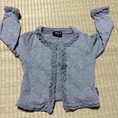 灰色。カーディガン。のサムネイル