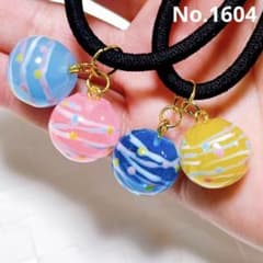 レジン ヘアゴム 水風船 ヨーヨー カラー選べますNo.1604 - メルカリ