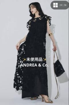 ANDREA & Co. ／【AUBREY】 レースレイヤードワンピース - メルカリ