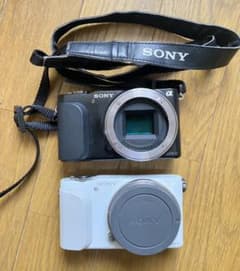 ゆう様専用【ジャンク品】SONY NEX−3N ホワイト&ブラック本体セットのサムネイル