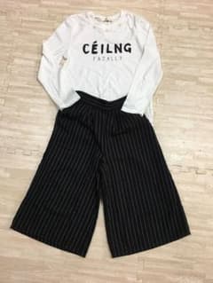 セット売り ロゴTガウチョパンツのサムネイル