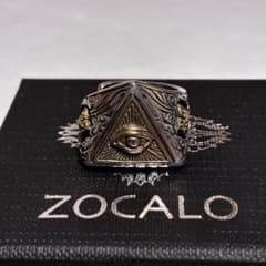 【美品】定価4.9万 ZOCALO ソカロ プロビデンスの目 リング 見られてる 美品】定価4.9万 ZOCALO ソカロ プロビデンスの目 リング 見られてる