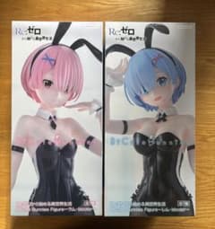 Re:ゼロ　レム　ラム　BiCute Bunnies フィギュア　７種セット Re:ゼロ BiCute Bunnies フィギュア ラム レム 2種セット - メルカリ