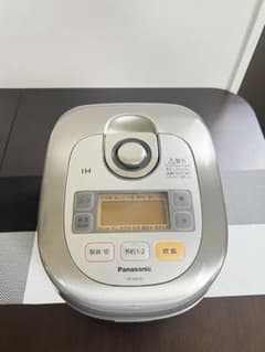 通電確認済み】Panasonic IH炊飯器5.5合ダイヤモンドコートシルバー