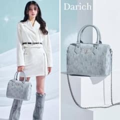 Darich ダーリッチ エンボスロゴデニムボストンバッグ - メルカリ