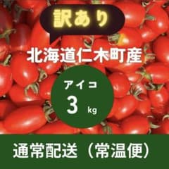 北海道仁木町産 アイコ ミニトマト 訳あり 3kgのサムネイル