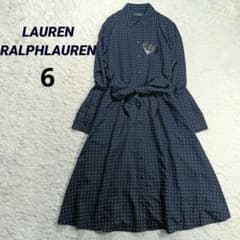 タグ付未使用✨ローレンラルフローレン ベルト付 シャツワンピース