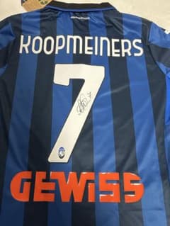 アタランタ 23-24シーズン ホームユニフォーム サイン入り コープ