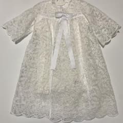 ベビー服　ベビードレス　ロンパースヘアキャップ付きのサムネイル