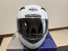 Sparco Club X1 ホワイトヘルメットのサムネイル