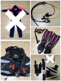 スキューバダイビング　セットのサムネイル