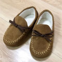 お値下げ ファー モカシン キッズ  14cm 15cmのサムネイル