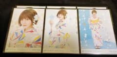 乃木坂46 生写真 浴衣 2018 中田花奈　3種コンプのサムネイル