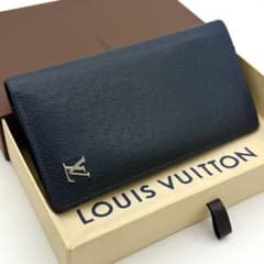 極上美品】ルイヴィトン タイガ ポルトフォイユ ブラザ ネイビー 長