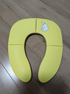 折畳補助便座 幼児 トイレ補助 持ち運び 黄色のサムネイル
