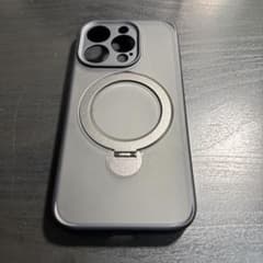 iPhone15Pro用マグネット式ケース グレーのサムネイル