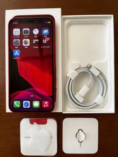 【美品】iPhone12mini　64G赤レッドMGAE3J/A【SIMフリー】のサムネイル